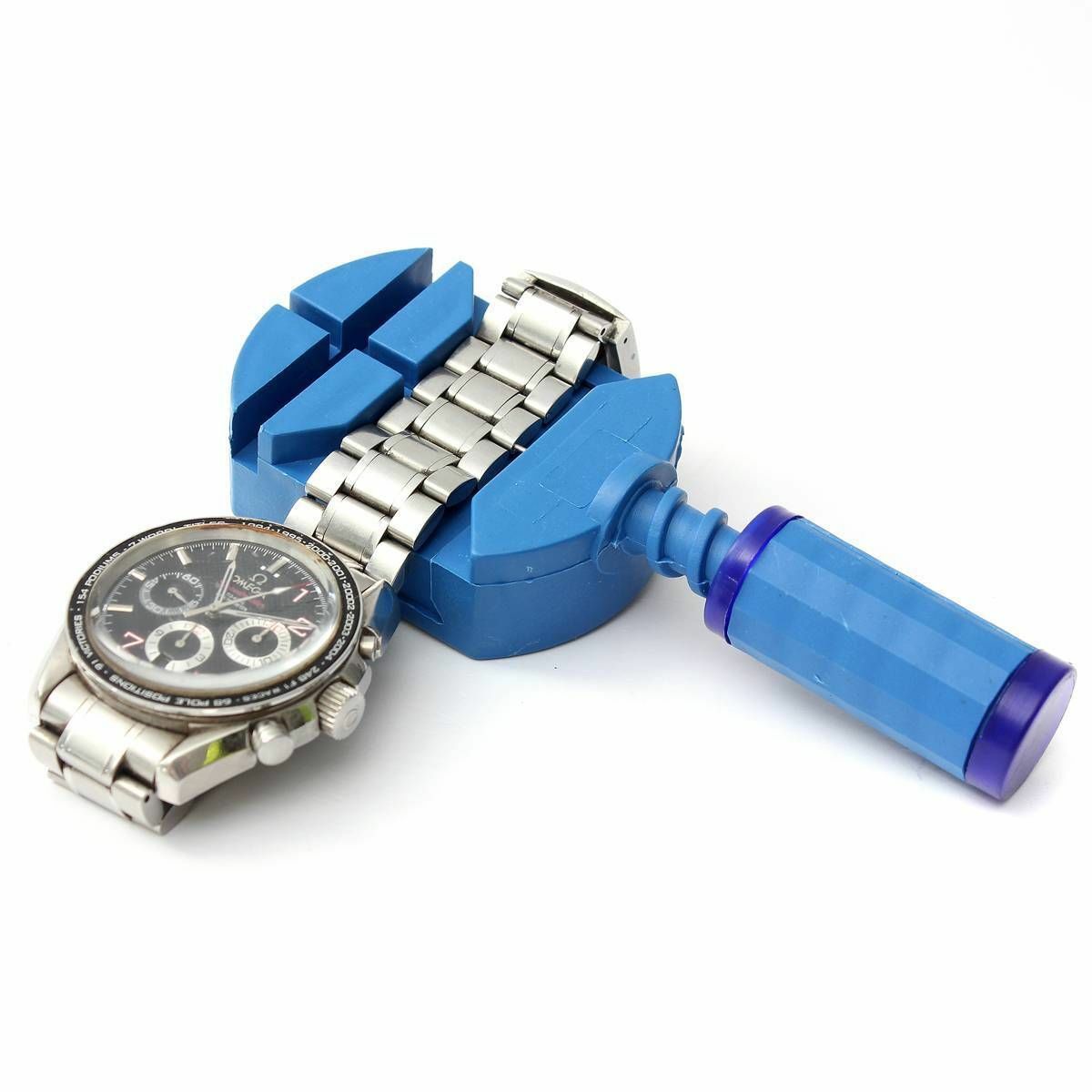 Wrist Bracelet Watch Band Link Strap Remover Adjuster + 5 Pins Repair Tool Set
