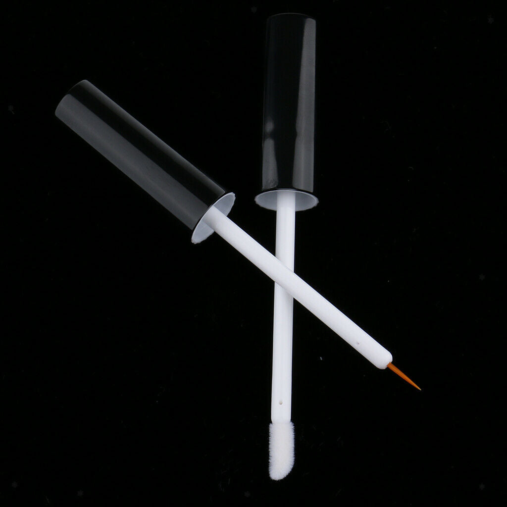 of 3 Mascara Growth Castor Oil Liquid Lip Gloss Eyeliner Tubes Vials 10ml