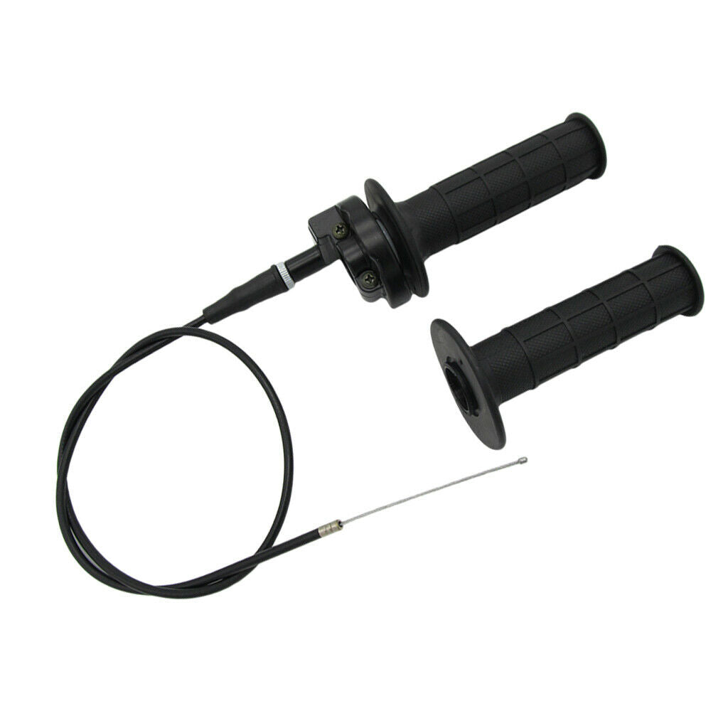 7/8" Throttle Grip Twist & Cable For 110cc 125cc ATV Quad  Dirt Bike