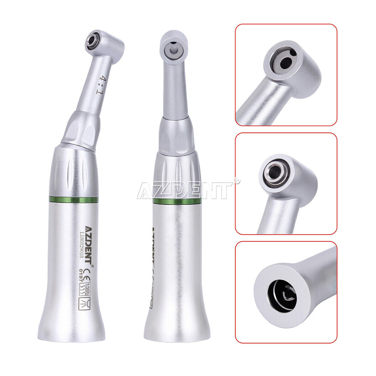 4:1 Reduction Dental Interproximal Stripping&9pcs Strips IPR System Contra Angle