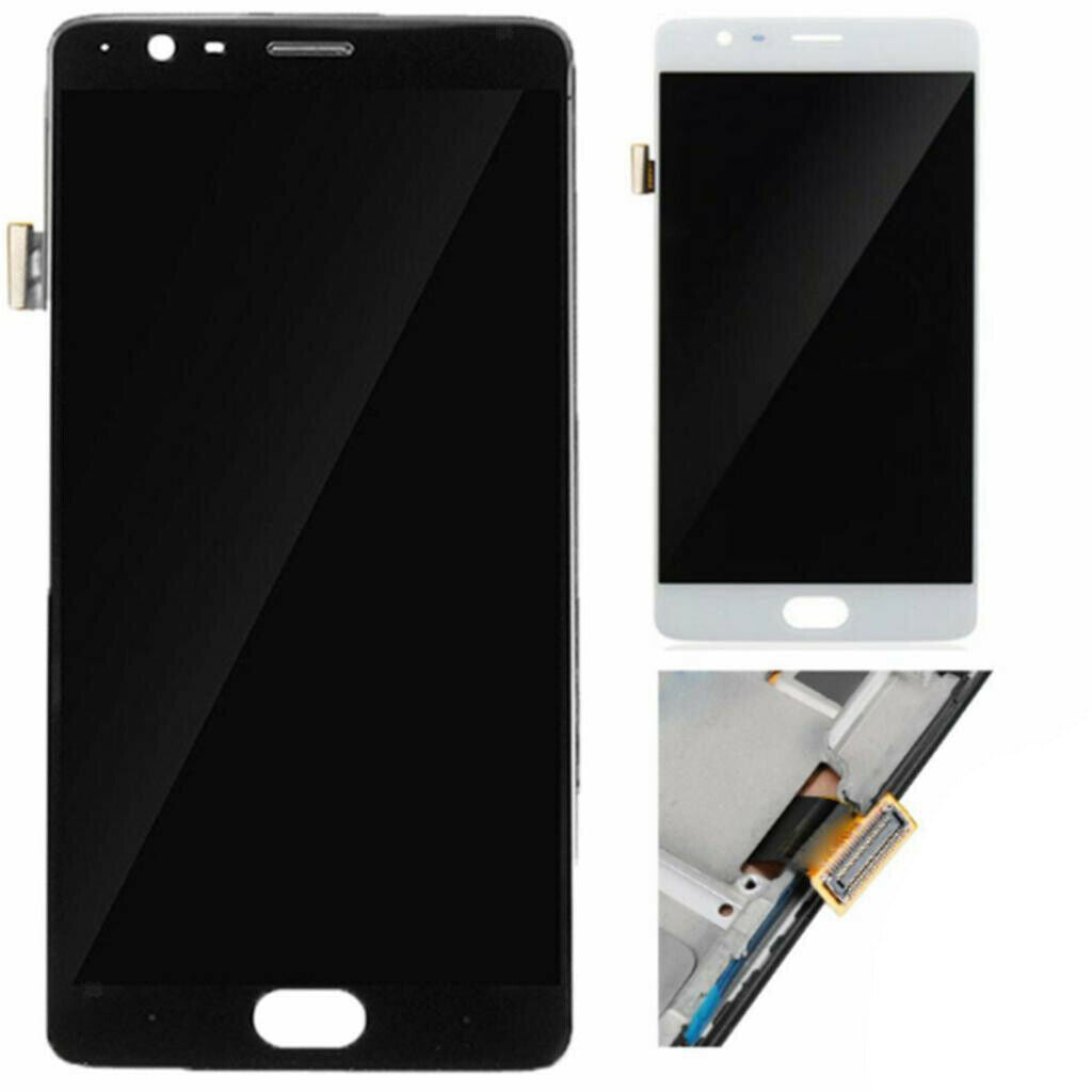 Replacement for LCD screen and digitizer assembly with black frame for