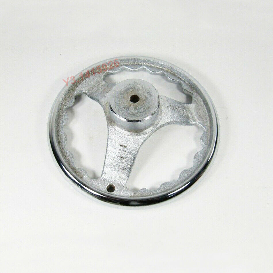 5" Electroplating Handwheel OD:120mm Machinist Cast Iron Tailstock HandWheel 1Pc
