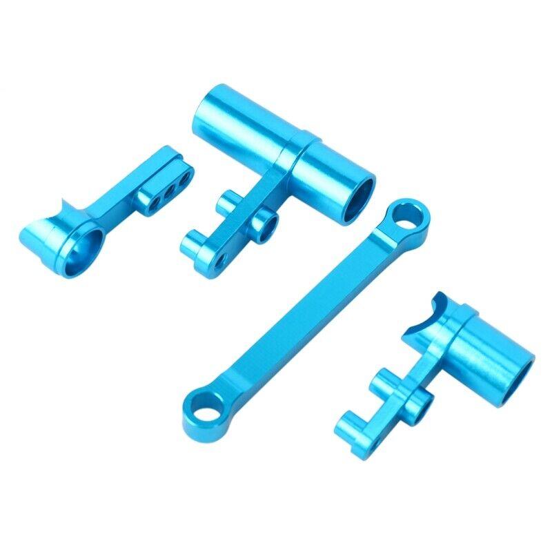 Aluminum Alloy Stee Knuckle Hub Cer Servo Saver Upgrade Parts for RC HSP 1/10 J7