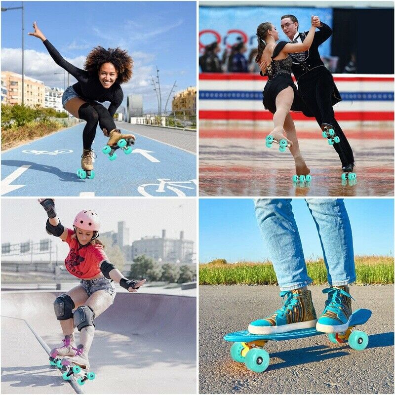 8Pcs 58mmx32mm,82A Outdoor/Indoor Quad Roller Skate Wheels,PU Wheels ReplaceZ8L6