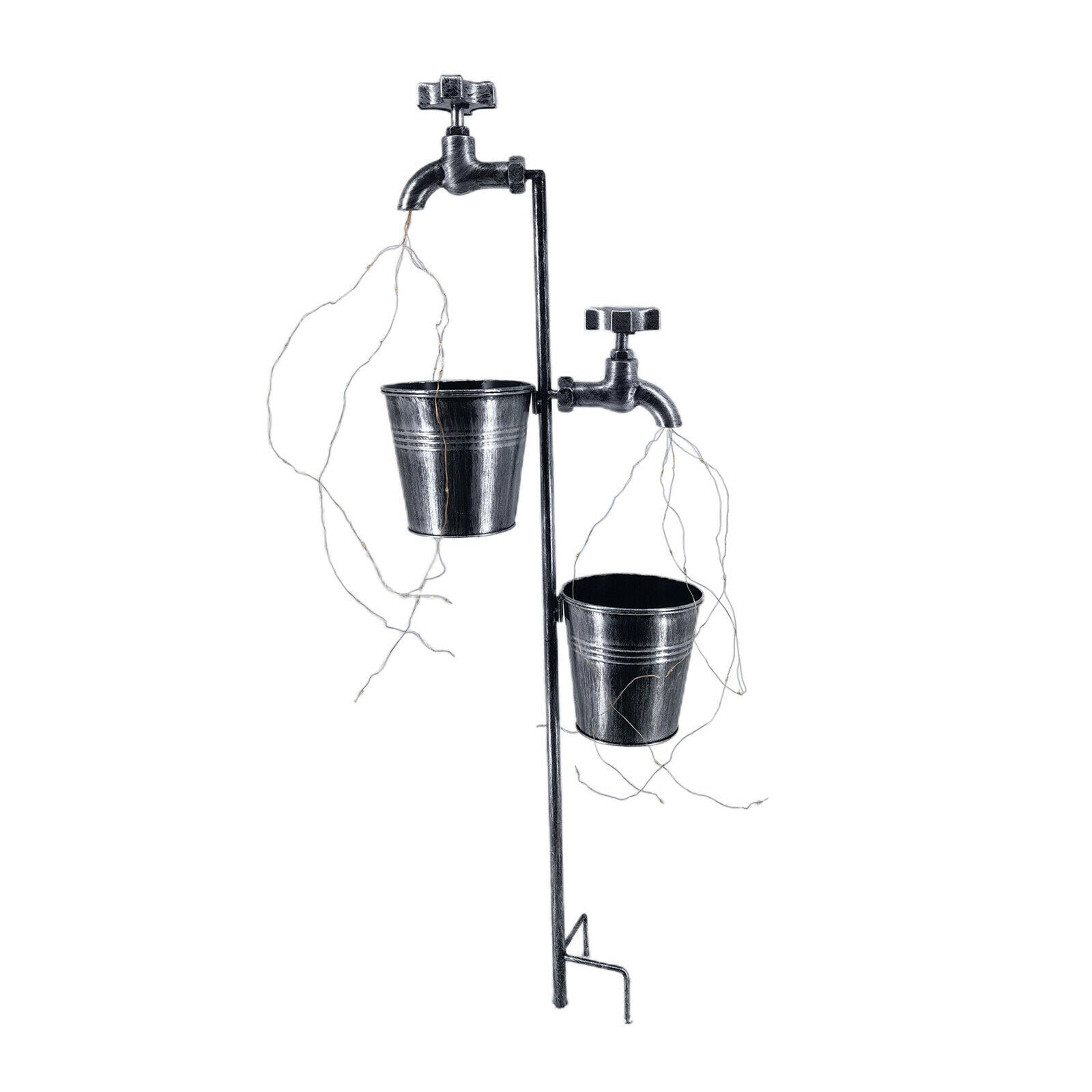 Creative Garden LED Watering Can String Light Solar Powered Yard Lamp Decor