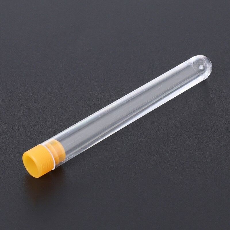 10x Transparent Knitting Sewing Felting Needle Bottle Plastic Storage Container