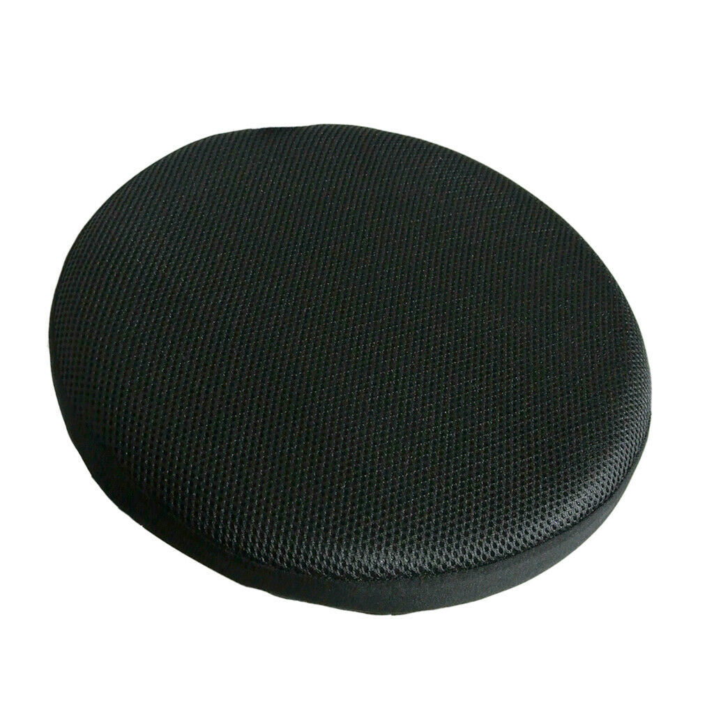 Black Bar Stool Covers Round Chair Seat Cover Sleeve Protector 16'' 40cm