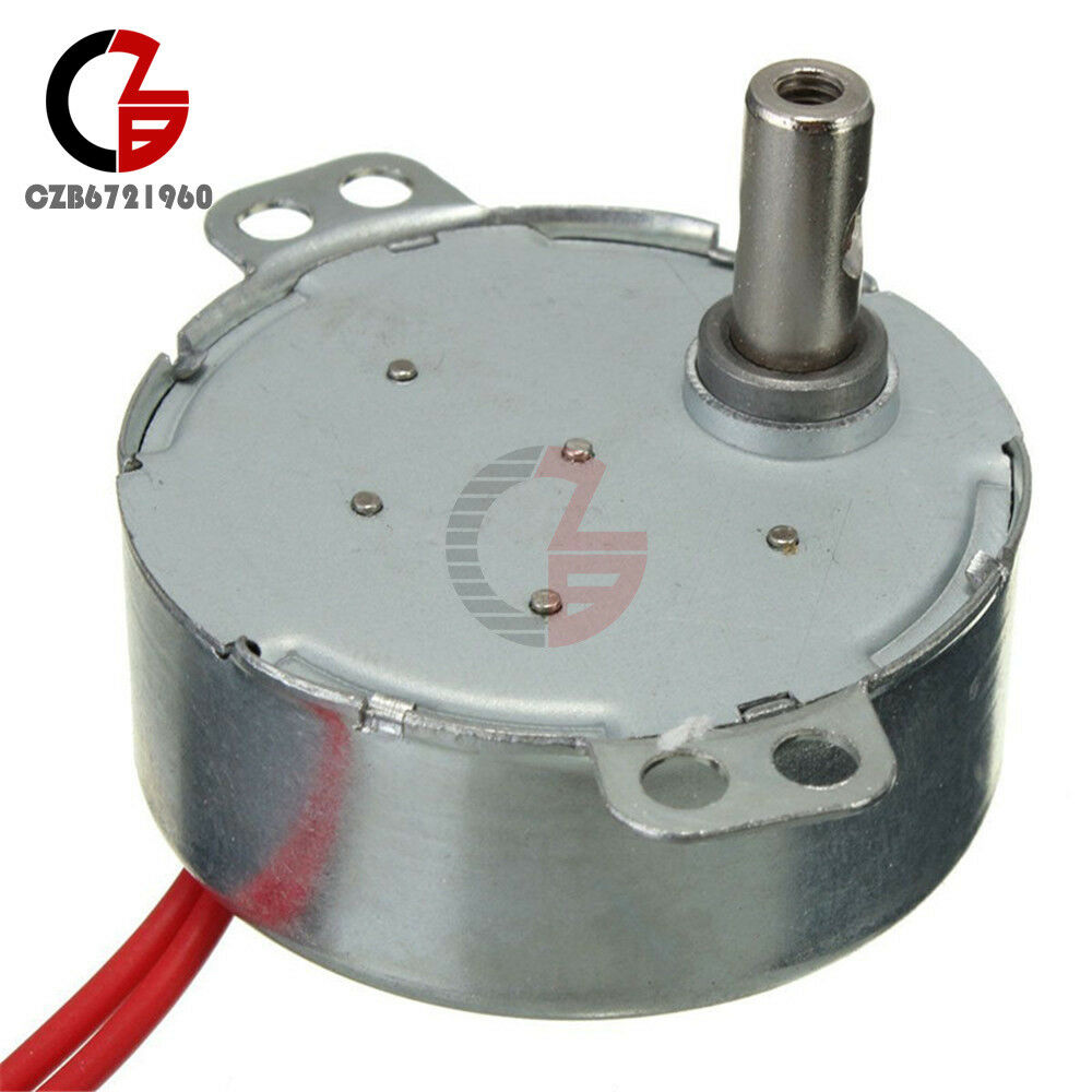 TYC-50 Synchronous Motor AC 12V 50/60Hz 5/6RPM CW/CCW 4W For Microwave Turntable