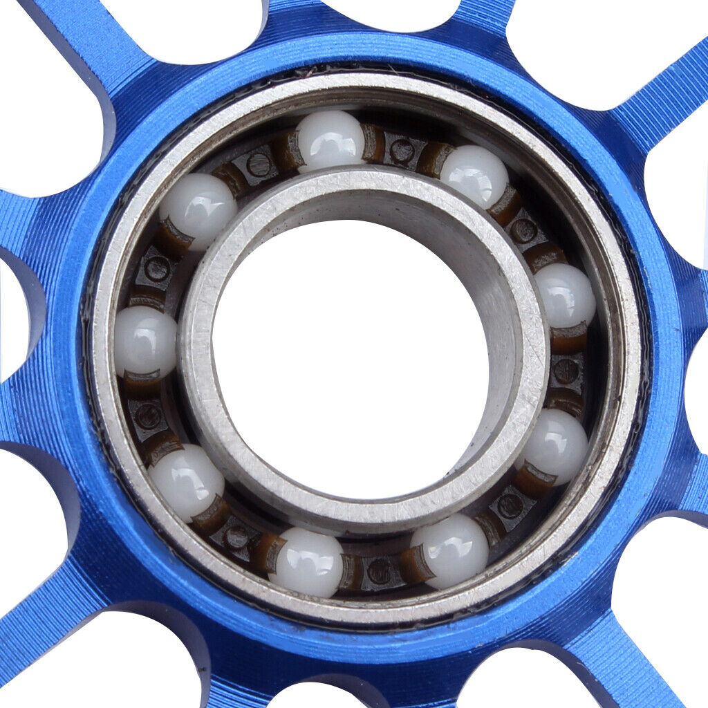 Bike Jockey Wheel Bicycle Rear Derailleur Ceramic Guide Pulley 12T, Blue