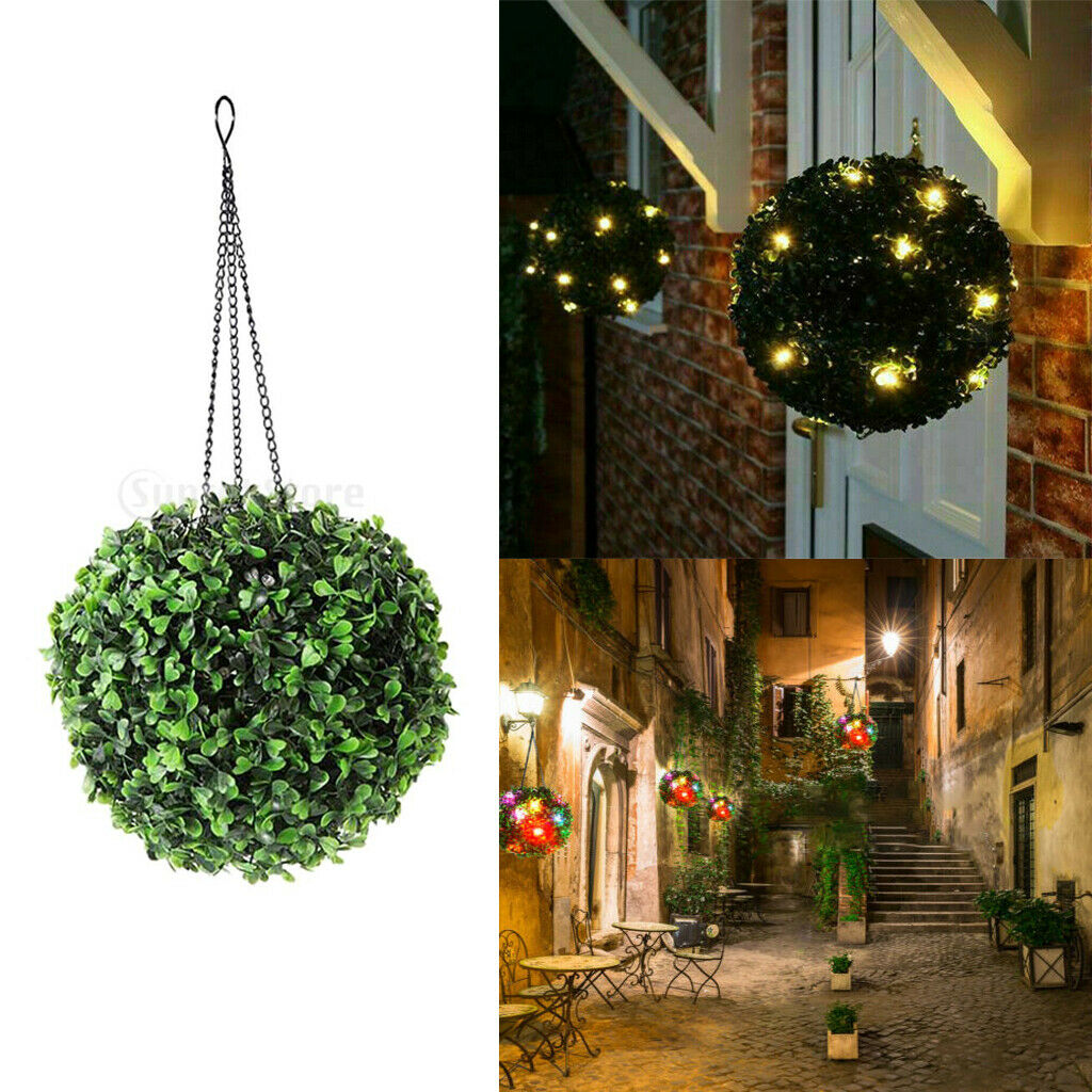 Solar Powered 15 Led Garden Hanging Lantern Outdoor Light Color Changing for