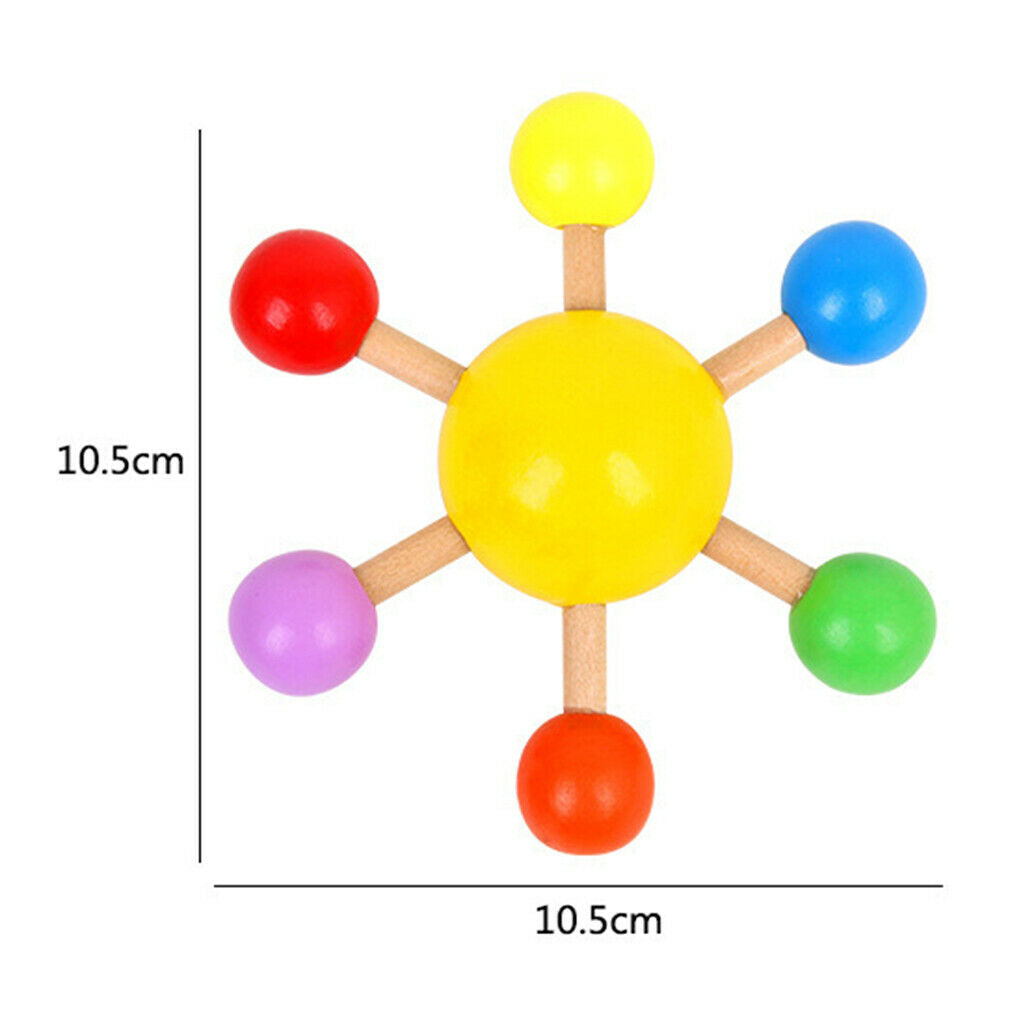 1pc Birds Parrot Chewing Toys Wood Colorful Cage Hanging Toys for Lovebirds