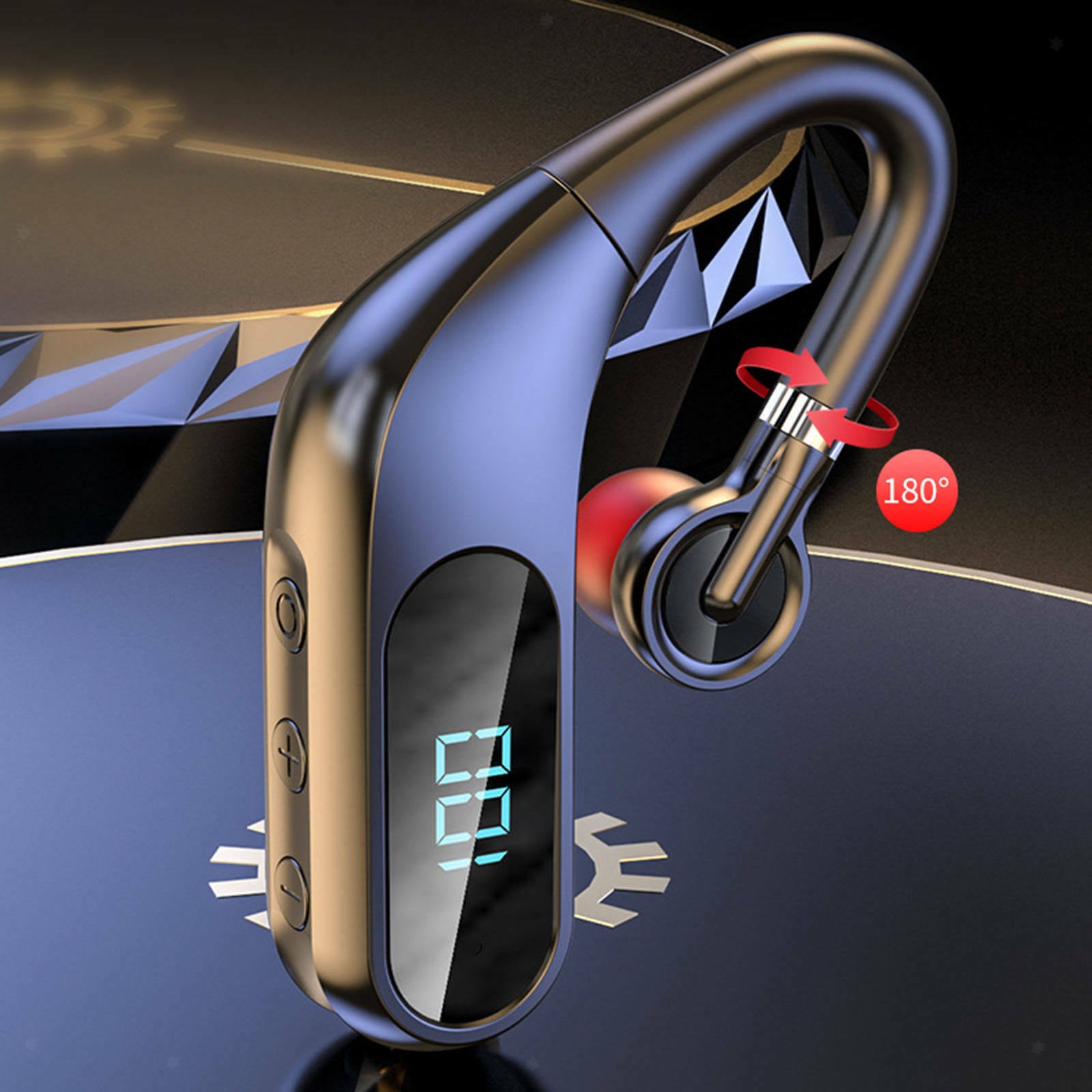 Wireless bluetooth headset earbuds that make business easy