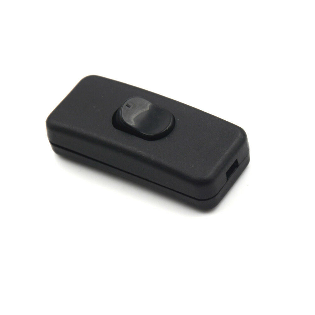 5Pcs AC 250V/125V 2A Plastic Light Switch ON/OFF Button In Line Cor.l8