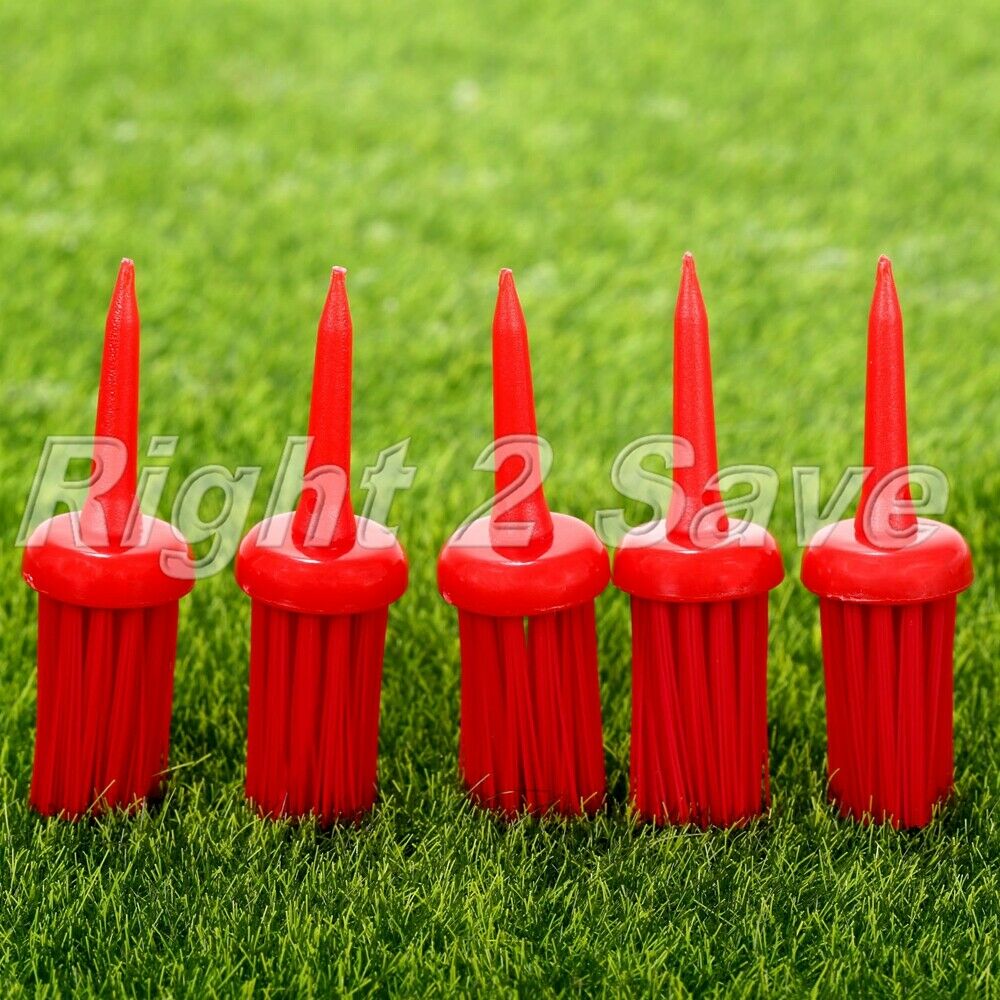 1Pack(50Pcs) 62mm Golf Brush Tees Plastic Bristles Tee Driver Training  Aid Tool