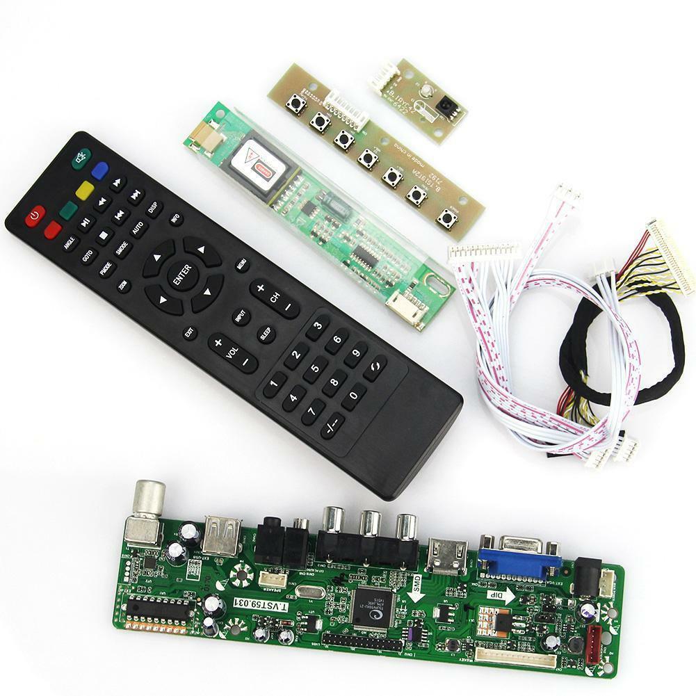 Controller Board(TV+HDMI+CVBS+VGA+USB+AUDIO) for LTM185AT01 18.5" 1366x768