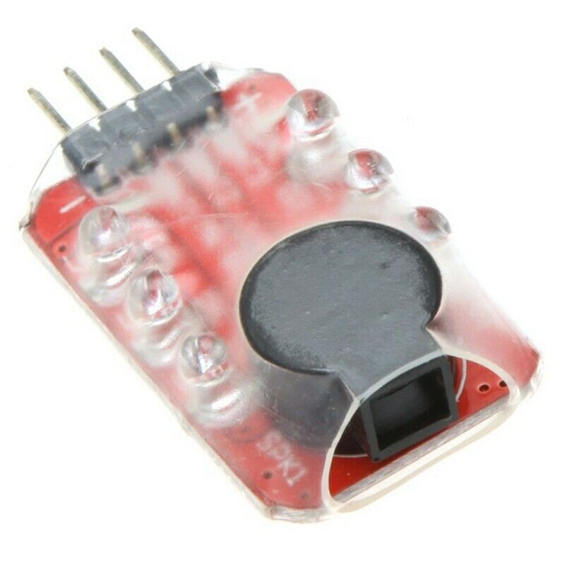 Loud hailer Lipo battery voltage alarm display Checker 2-3S LED display for RCN1