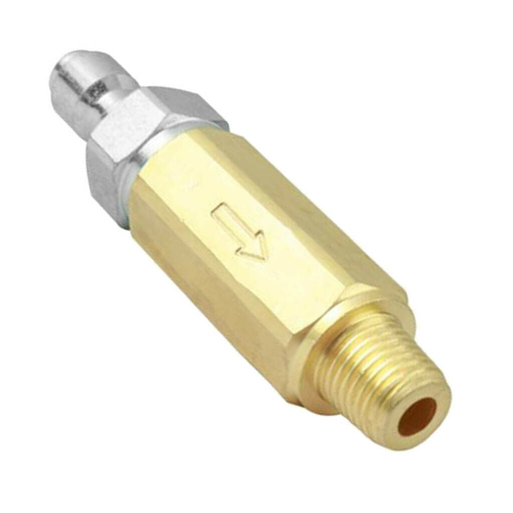 Brass Pressure Washer Nozzle Filter 1/4'' Threaded Male Plug 4500psi
