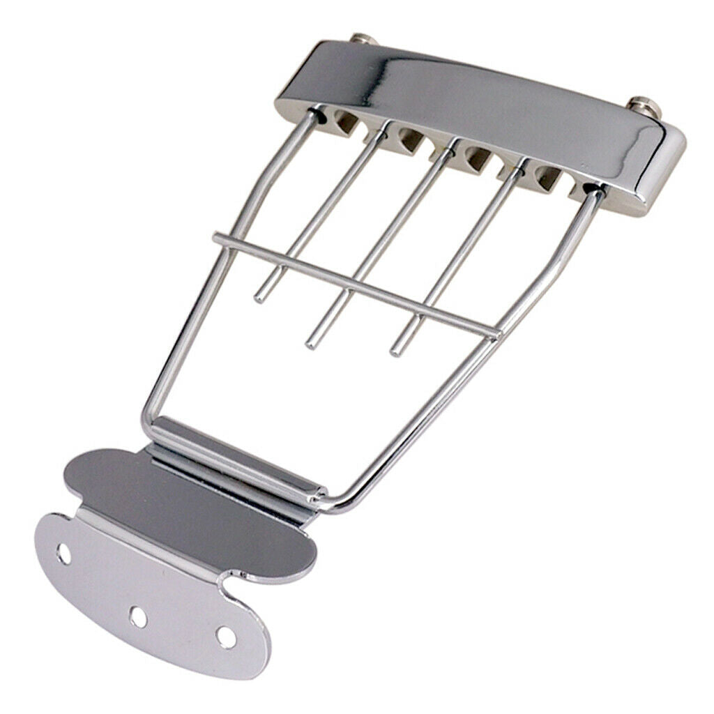 Electric Guitar Bass Parts Bridge Trapeze Tailpiece Replacement Parts 15mm
