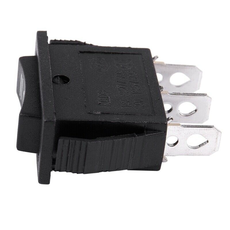 AC15A/250V 20A/125V 3 Pin SPDT ON-OFF-ON 3 Position Snap Rocker Switch R1Q1Q1