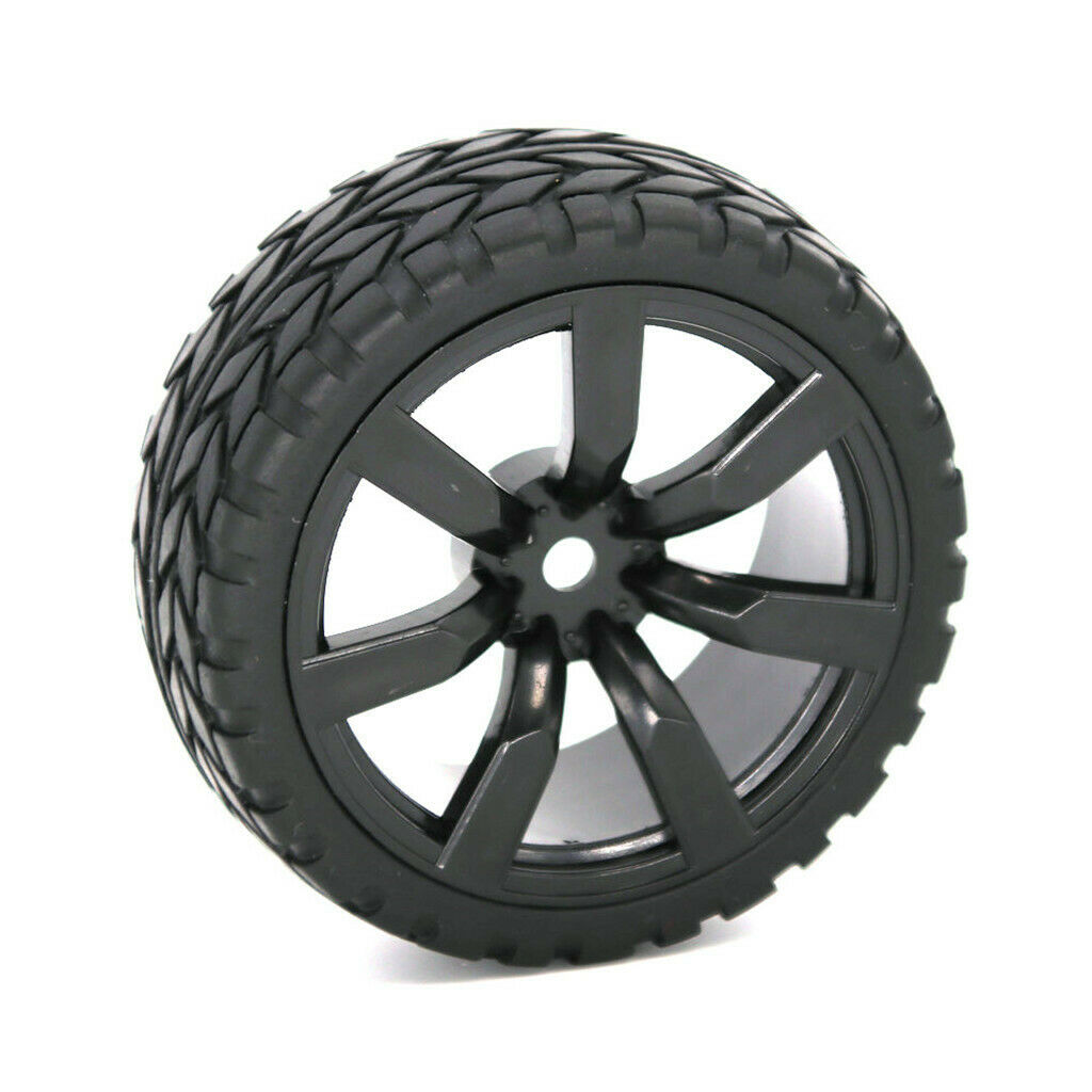 Rubber RC Tire 10 on road RC Tires for 1:10 Scale On-road Car Accessories