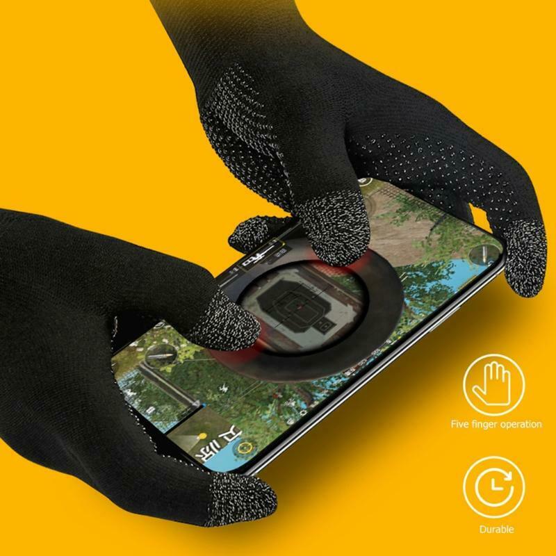 2pcs Hand Cover Game Controller for PUBG Sweat Gaming Finger Thumb Sleeve Glove