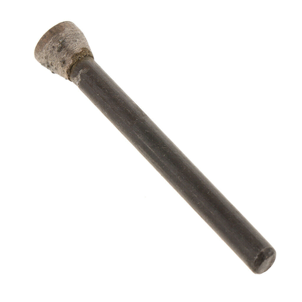 Diamond Grinding Head Short Inverted Conical Carving Tool A: Dia. 0.28inch