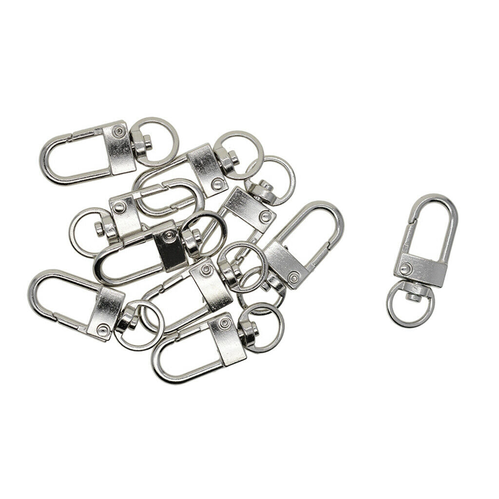 10 Pieces Metal  Locks Lanyard Snap Hook Lobster Claw Lock