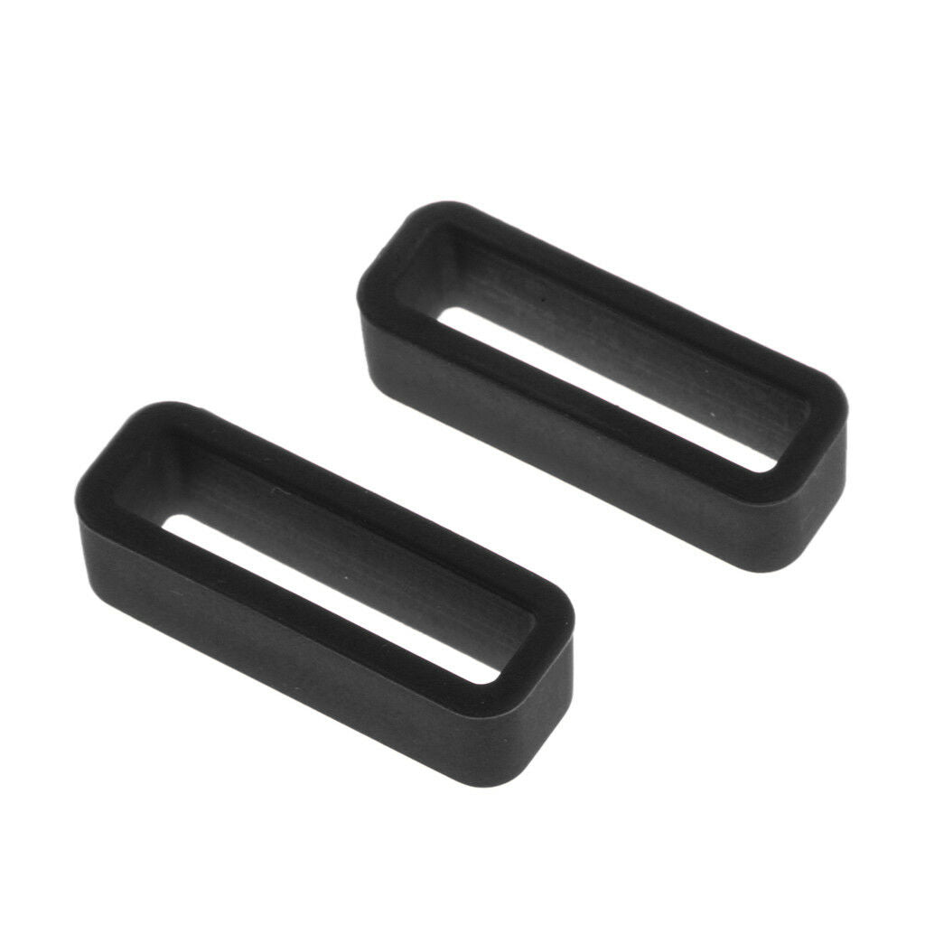 For Suunto  Watch Soft Silicon Wrist Band Strap & Clasp 25mm Black