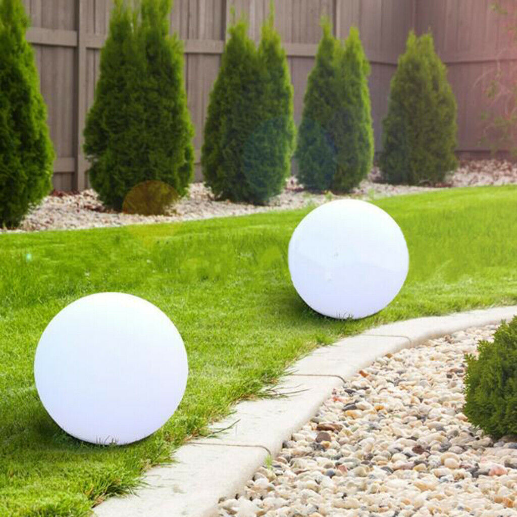 Inflatable Pool Floats Ball 16'' LED Beach Ball Glowing PVC Ball for Swimming