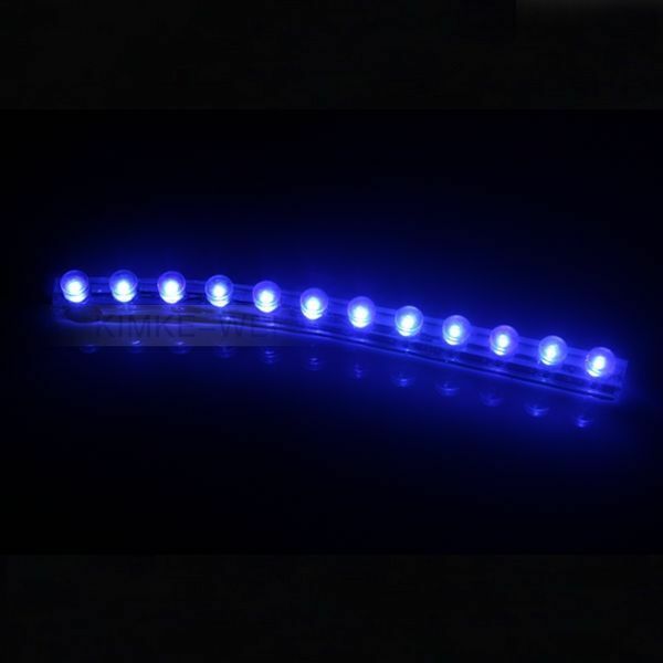 12cm Blue LED Flexible Neon Strip Light Car Van 12V
