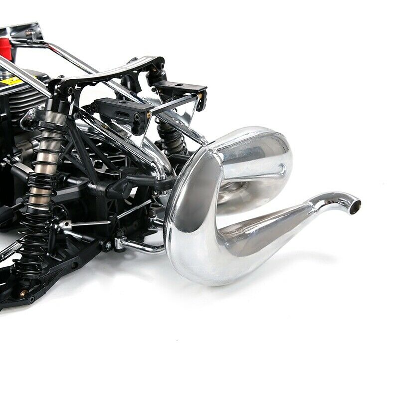 Below 71CC Engine Exhaust Pipe Kit for 1/5 HPI ROFUN BAHA ROVAN KM BAJA LOSI 5E7