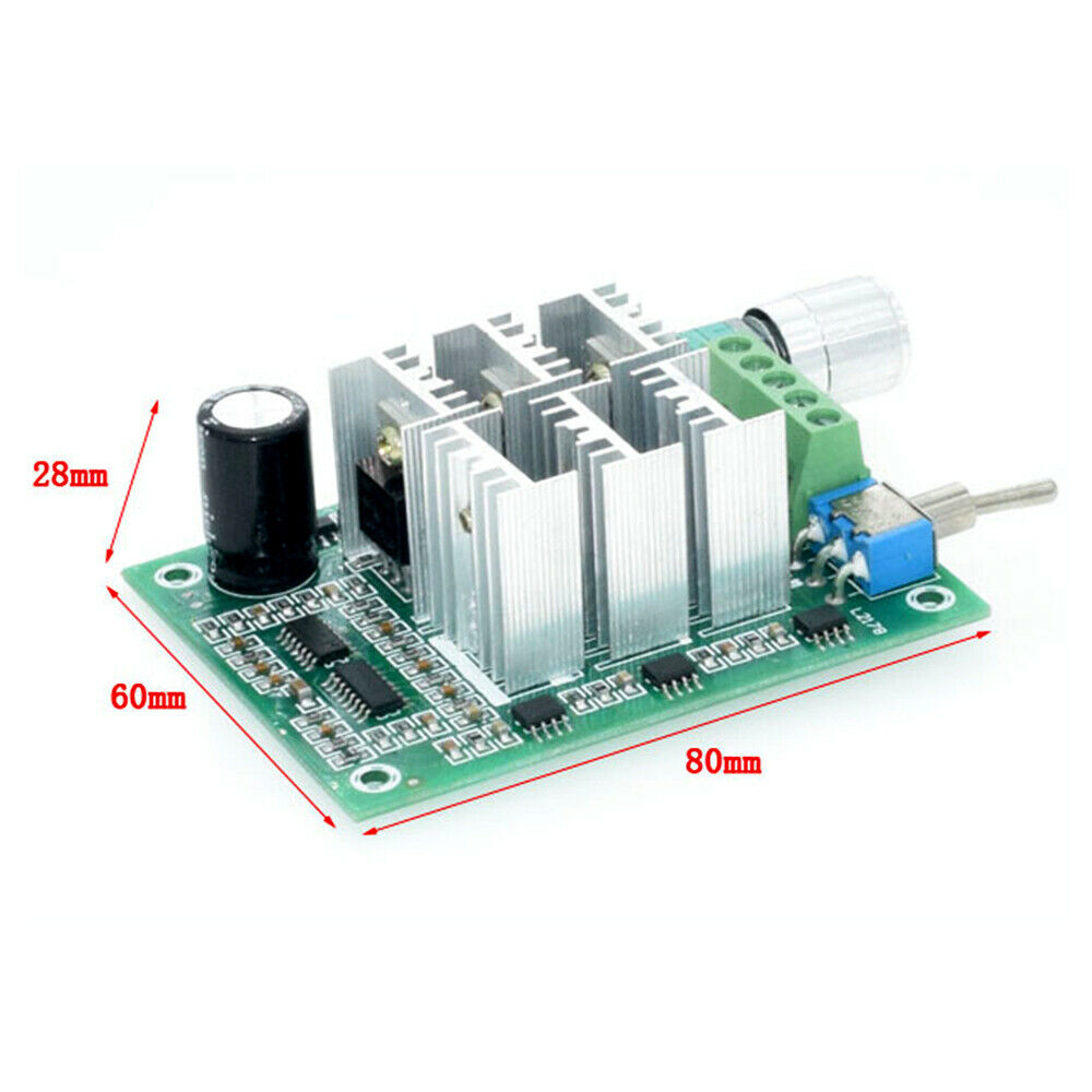 DC 5-36V BLDC Three-Phase Sensorless Brushless Motor Speed Controller