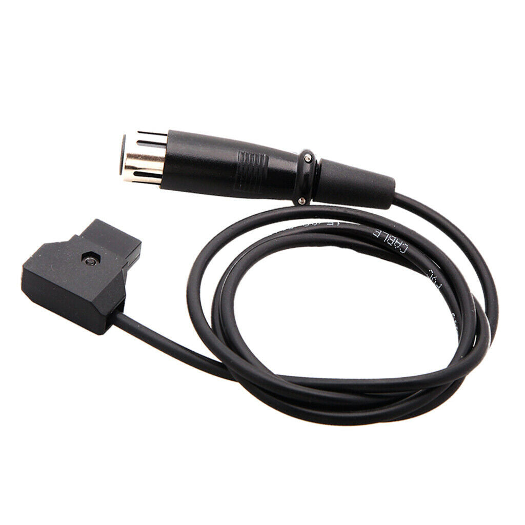D-Tap Male to Female 4-Pin XLR Cable for Power Supply Battery Adapter 1Meter