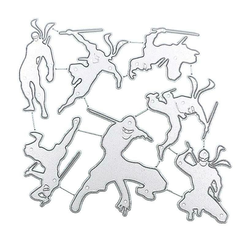 Warrior Metal Cutting Dies Stencil DIY Scrapbooking Album Paper Card Template