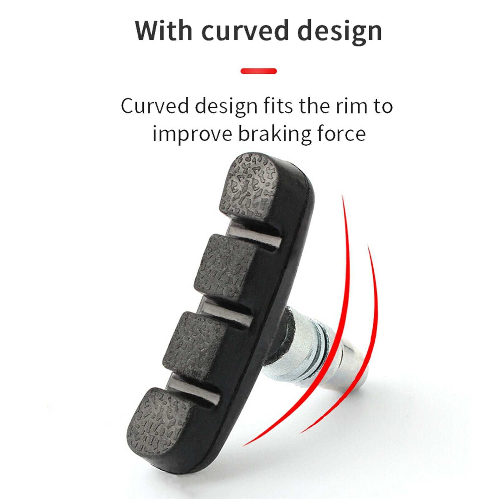 Bike V Brake Pad V-Brake Blocks High Performance Brakes with Hex Nut Repair