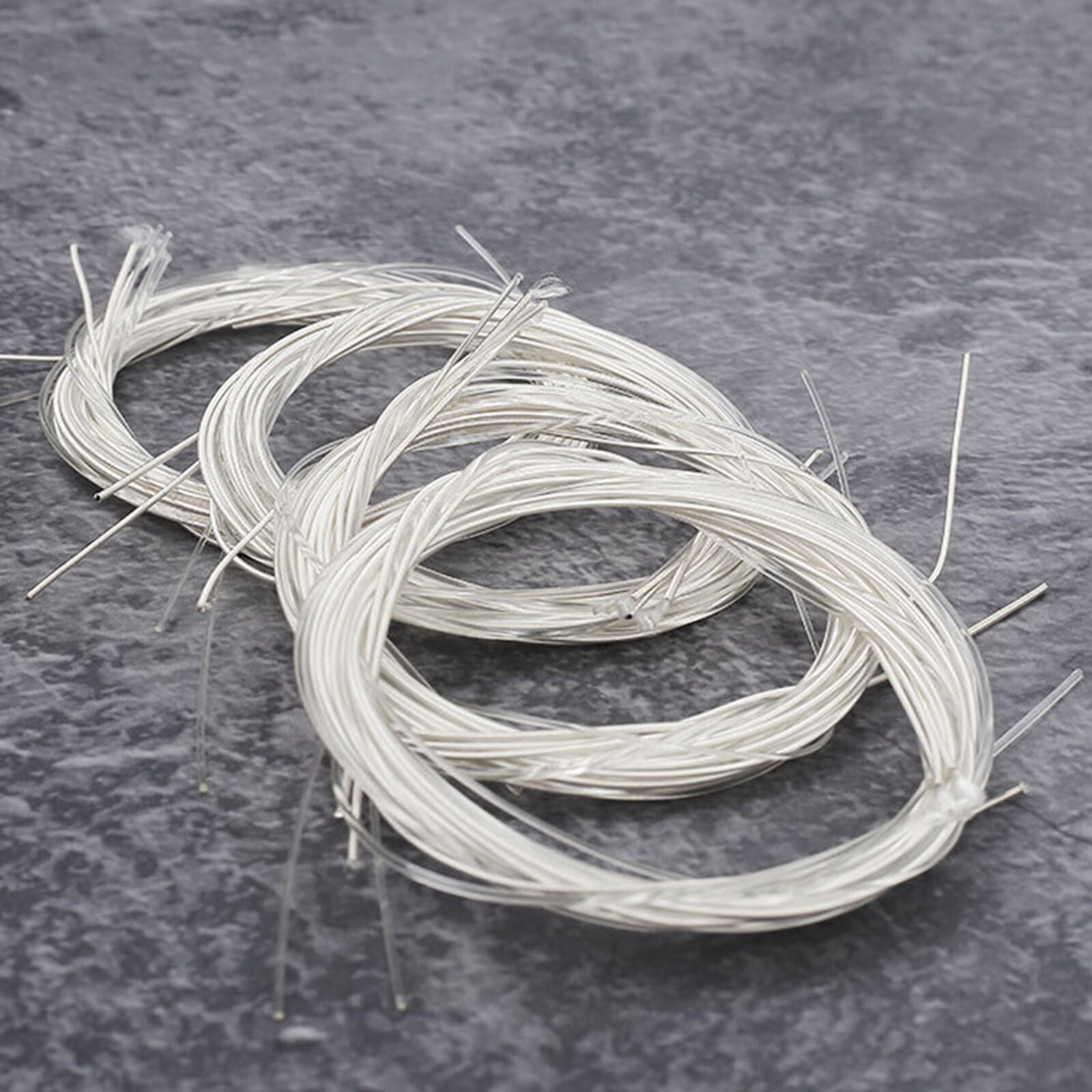 6Pcs Nylon Guitar Strings Anti-break Flexibility Metal Durable for Musical