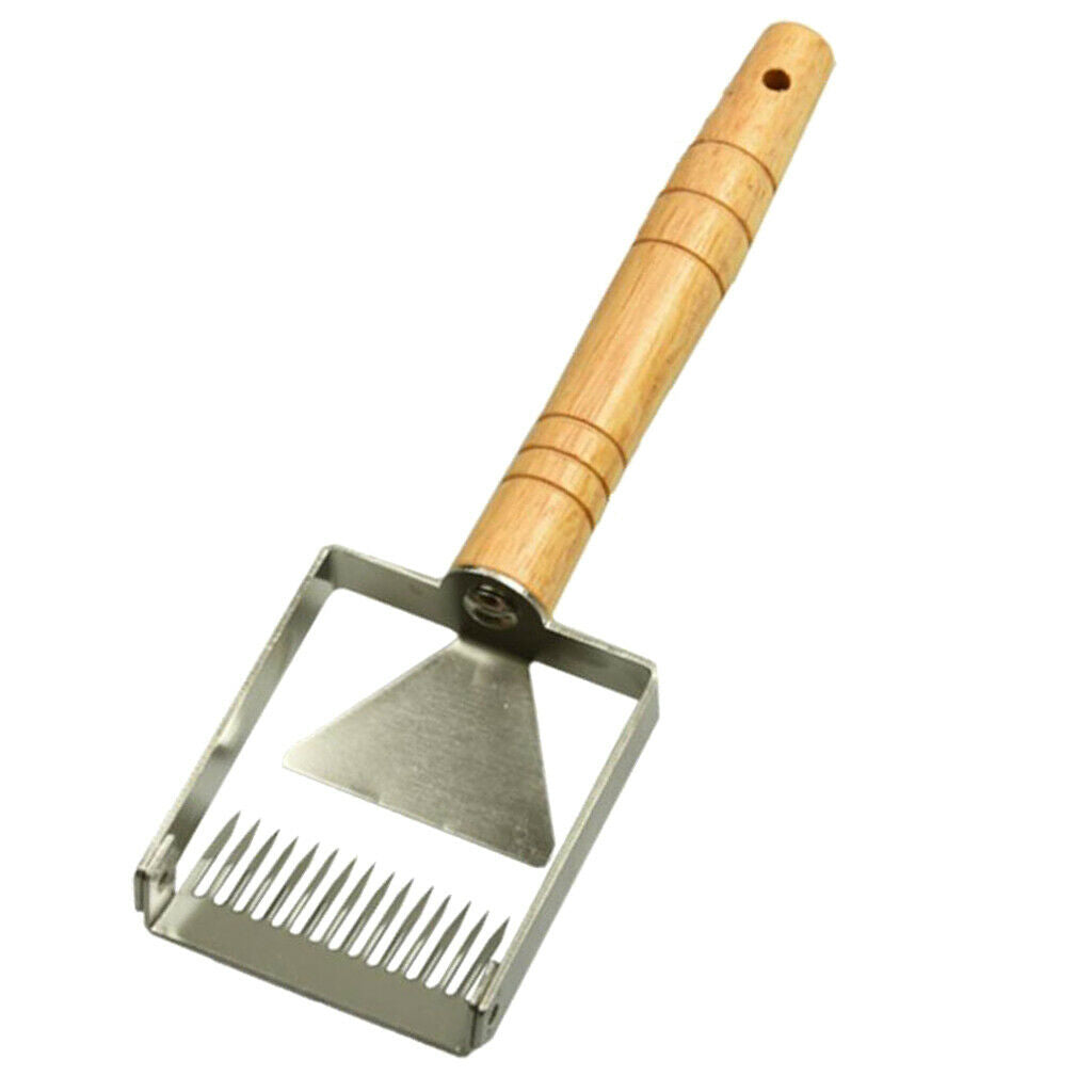 Beekeeping Stainless Steel Tine Uncapping Fork Scratcher Heavy Duty