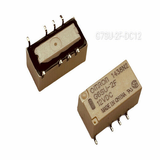 [3pcs] G6SU-2F-DC12 Relay 12VDC 2A Rl=1,44 kOhm SMD