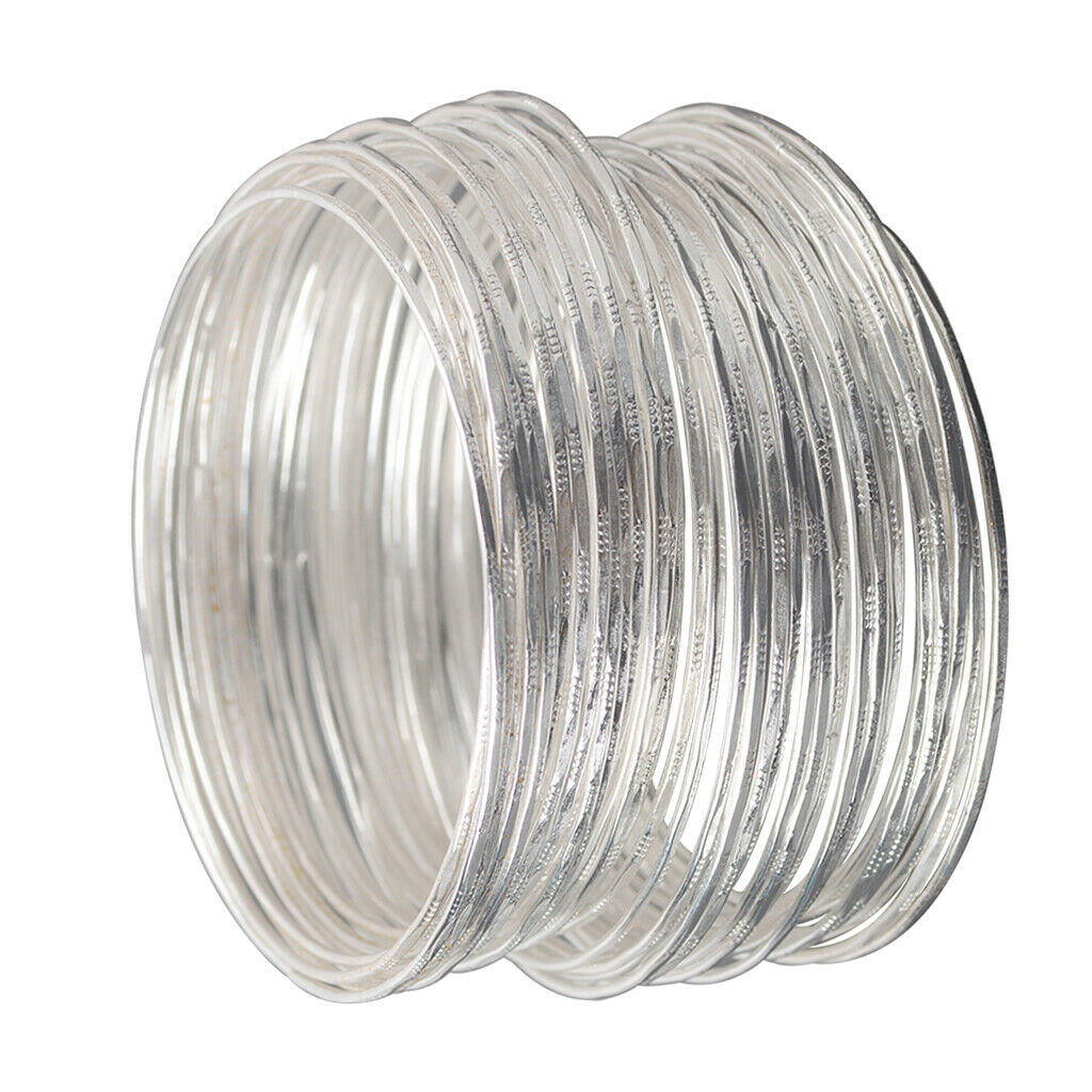50 pieces bangle for women / girls, classic round bracelet