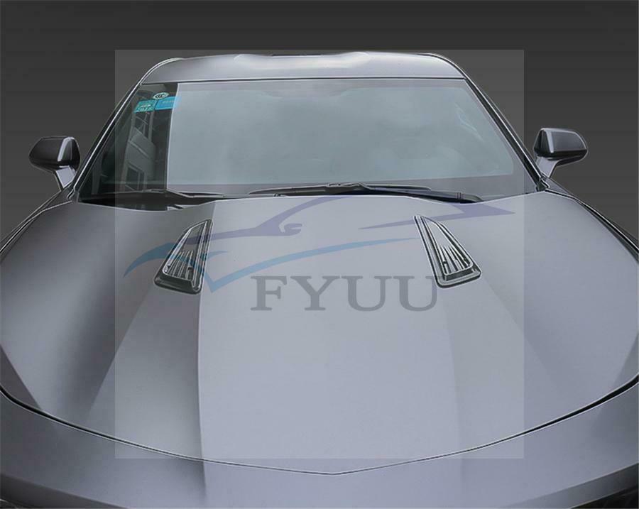 2PCS Universal Car Accessories Decorative Air Flow Intake Hood Vent Bonnet Cover