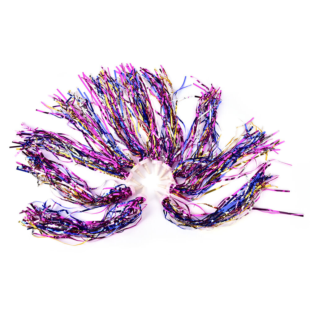 10x Bicycle Bike Cycling Tricycle Kid Girl Handlebar Colorful Streamer Ta.l8