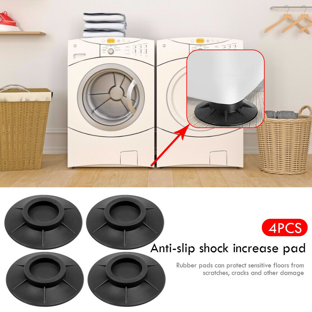 4pcs Non-Slip Anti Vibration Pads for Washer Dryer Anti Walking Feet Pads @