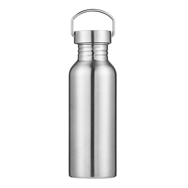 Portable Stainless Steel Water Bottle Sports Flasks Leak-Proof Travel CyclinZ2E7