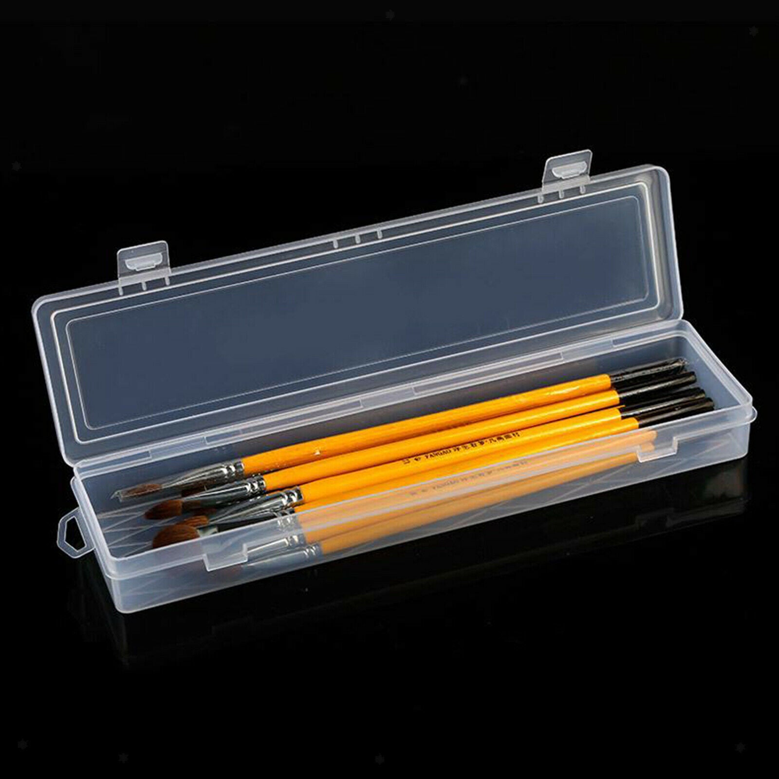 Plastic box storage organzier case jewelry box for color brush pen