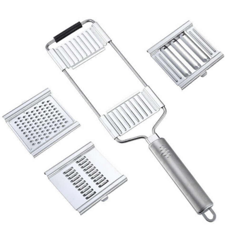 3 in 1 Vegetable Shredder Stainless Steel Cheese Grater Cutter For Carrot Tools