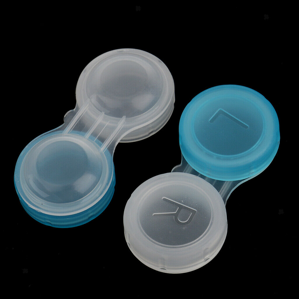 40Pieces Mini Contact Lens Box Travel Soaking Case Organizer Containers