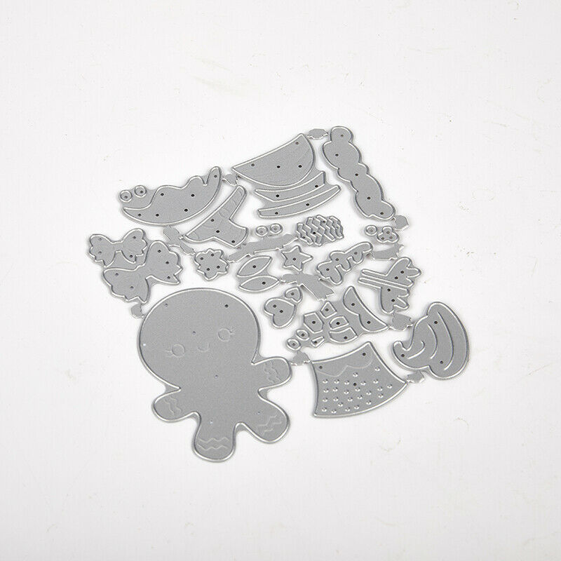 Gingerbread Cutting Dies Stencil Craft for DIY Christmas Scrapbooking Cut D Ad
