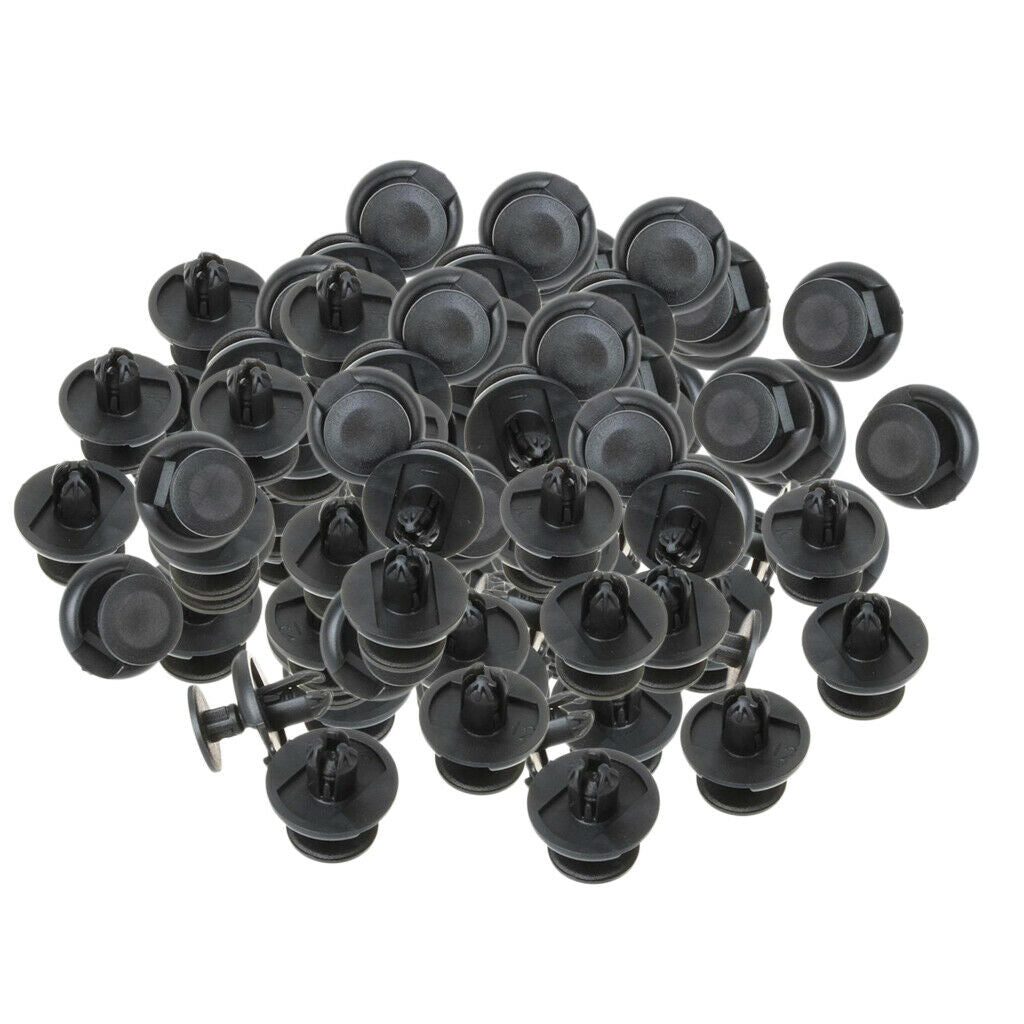 100pcs Nylon Push Pin Rivet Trim Clip Panel Interior Moulding Assortment