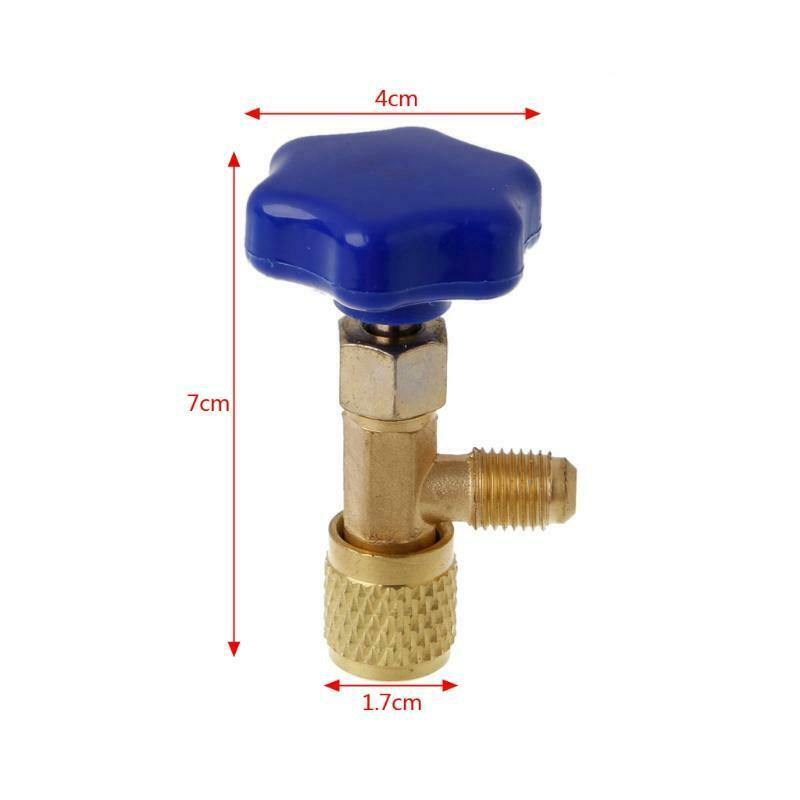 1/4 SAE Auto AC Can Tap Valve Bottle Opener For R22 R134a R410A Gas Refrigerant