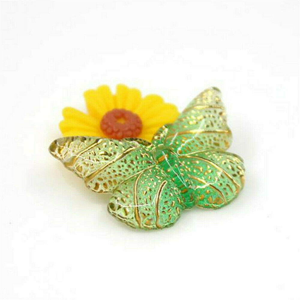 10PCS Butterfly Pendants Colourful Enamel Charm Animal Fit DIY Jewellery Making*
